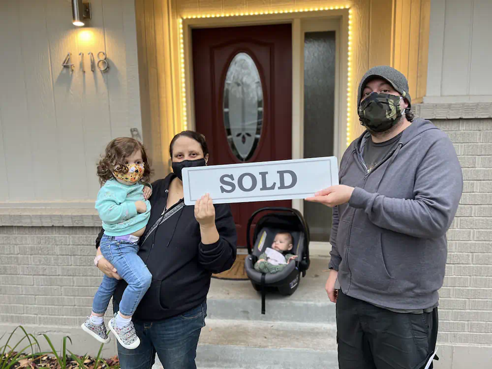 A delighted growing family who sold their home in the Historic East End and bought a beautiful midcentury ranch on the West Bench.