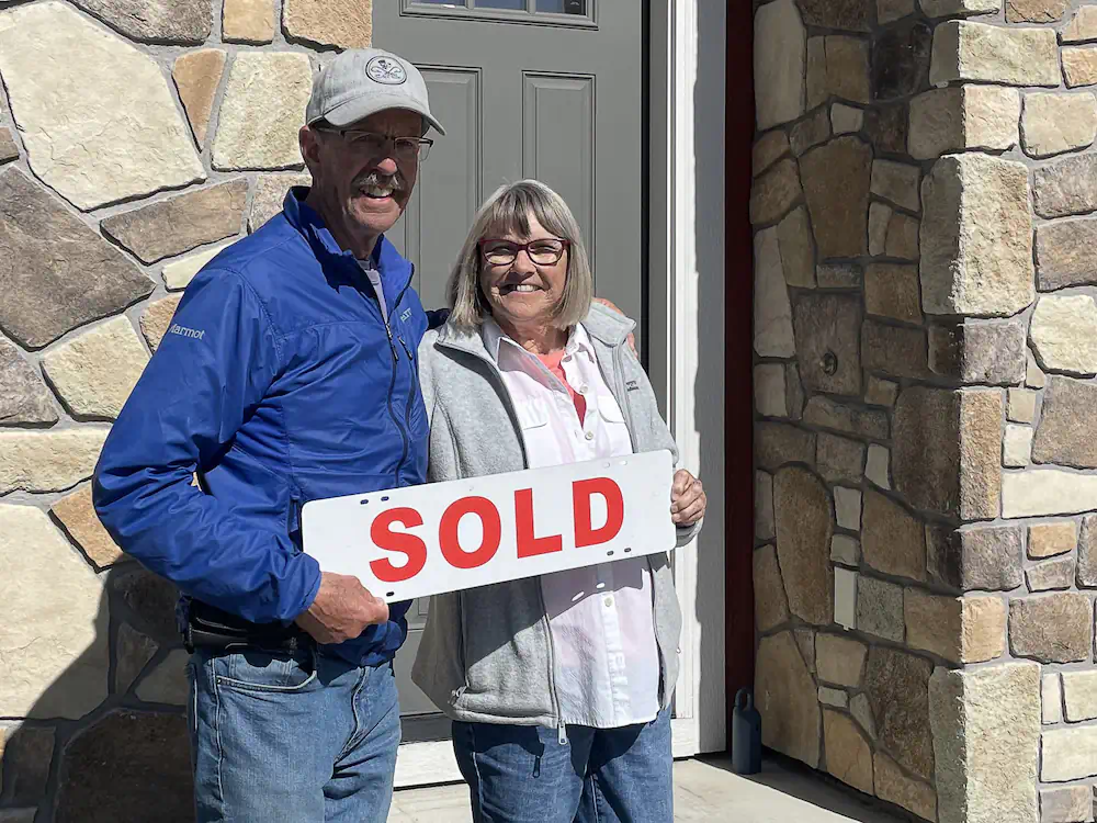 Happy Buyers with their dream home in Harris Ranch in Southeast Boise.